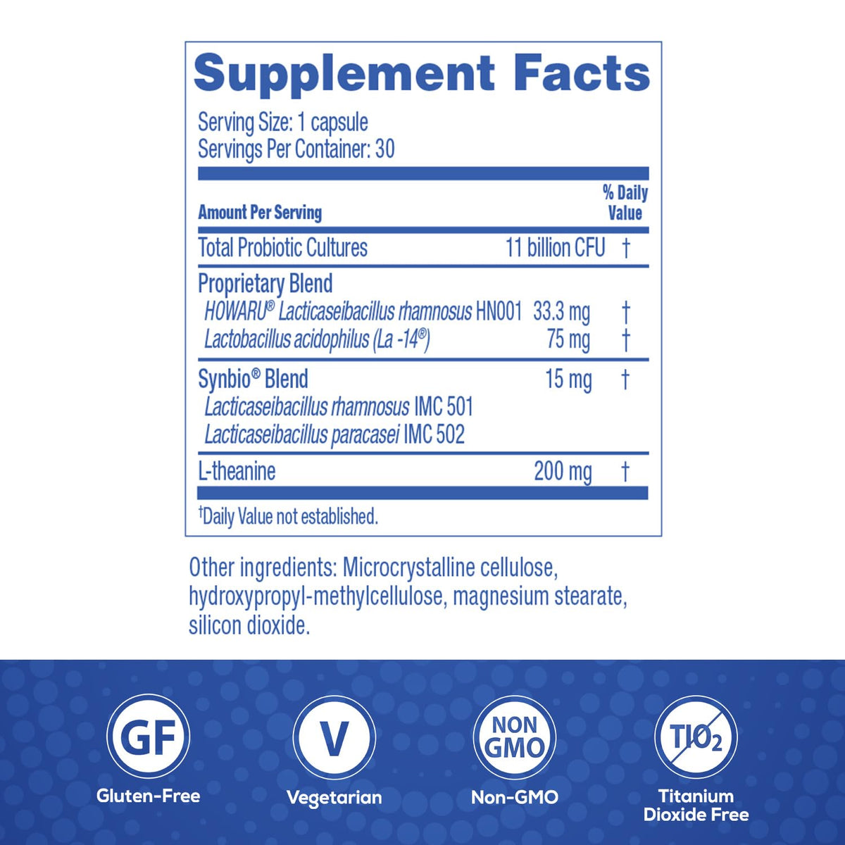 Florastor Complément Alimentaire Femme 30 Capsules ingrédients