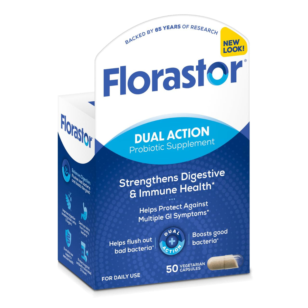 Florastor complément alimentaire probiotique en capsules, 141g