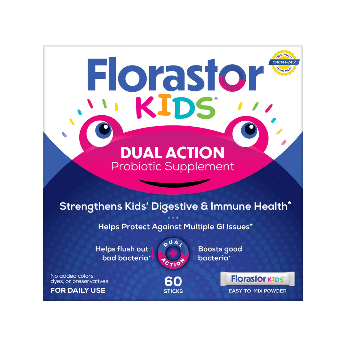 Florastor Complément Alimentaire Probiotique Poudre 60 Sachets vue de face