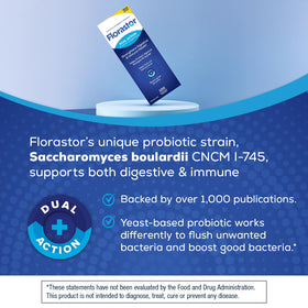 Florastor Probiotique 100 Capsules avec étiquette visible