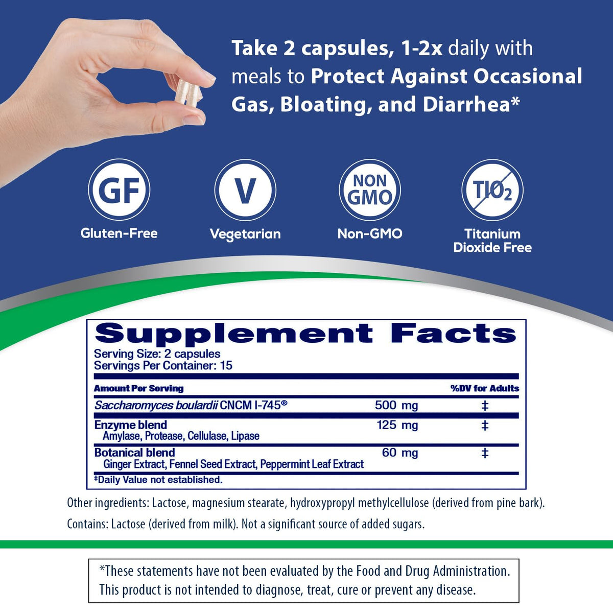 Florastor Probiotique Avancé, capsules ouvertes