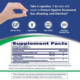 Florastor Probiotique Avancé, capsules ouvertes