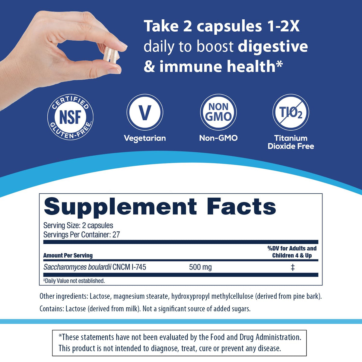 Florastor Probiotique emballage avec informations