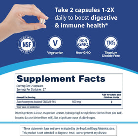 Florastor Probiotique emballage avec informations