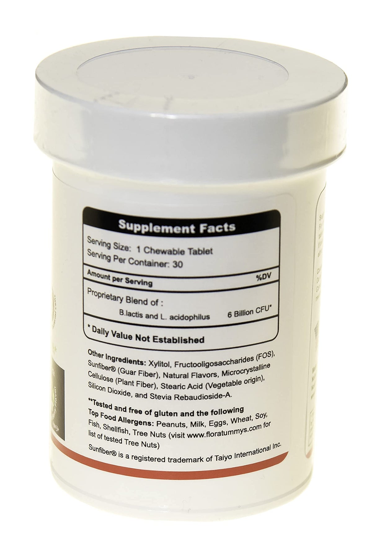 FloraTummys Probiotique Enfants 50g - Détails des comprimés à mâcher