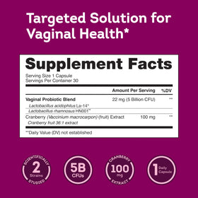 Florawell Probiotiques Vaginales 30 Capsules - emballage