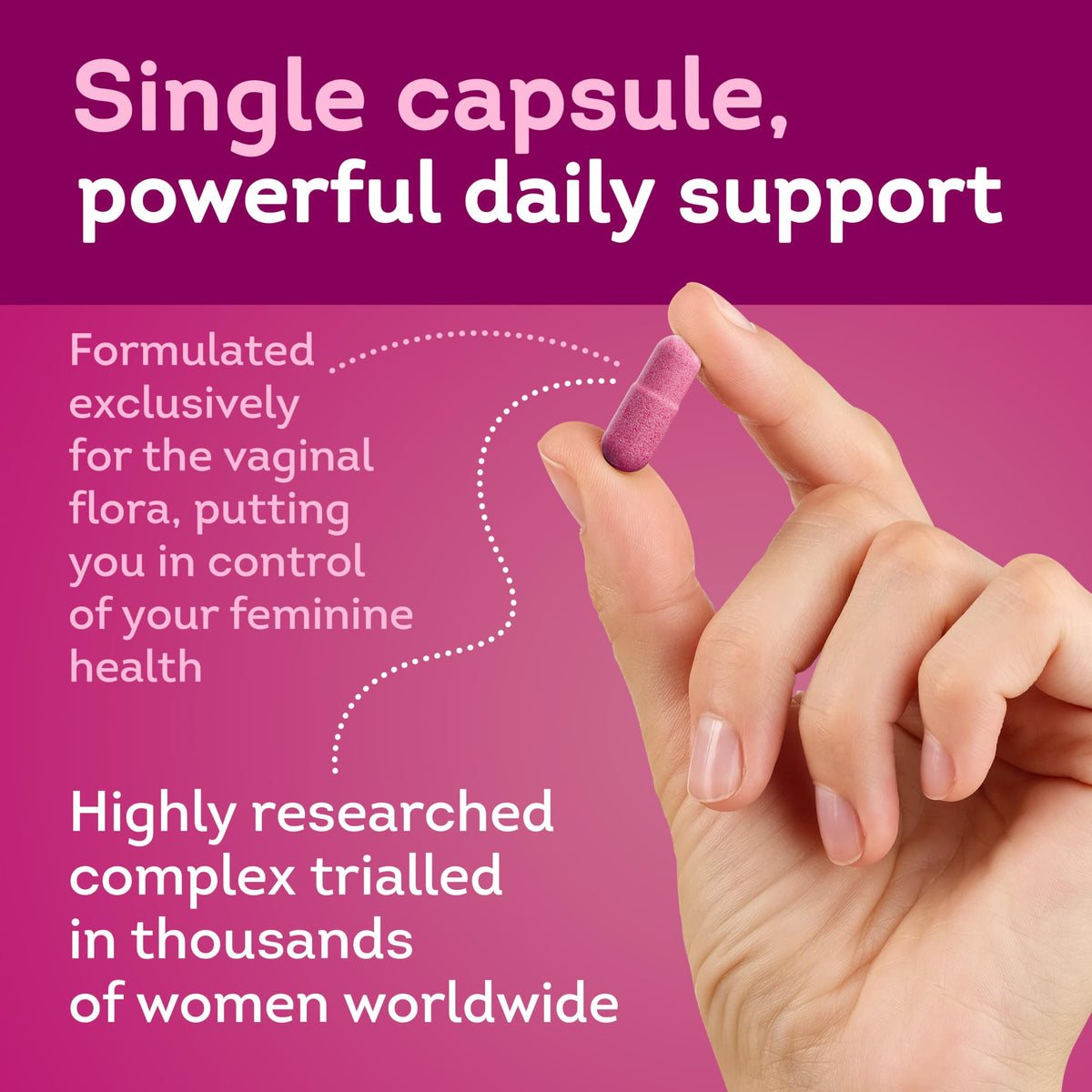 Florawell Probiotiques Vaginales 30 Capsules - vue de côté