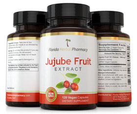 Florida Herbal Pharmacy Extrait de Jujube 120 Capsules avec dosage suggéré