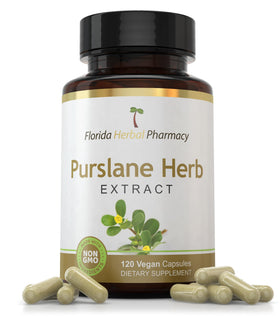 Florida Herbal Pharmacy Extrait de Pourpier 120 Capsules vue avant