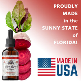 FLORIDA HERBS complément racine de betterave 60 ml dans un verre d'eau