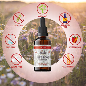FLORIDA HERBS complément racine de betterave 60 ml sur table