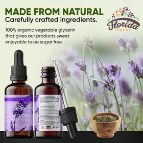 FLORIDA HERBS Extrait de Lavande flacon ouvert