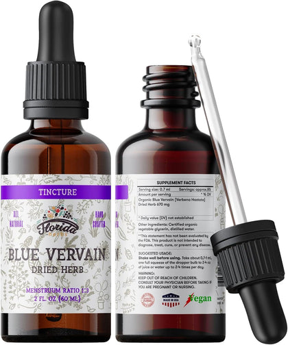 FLORIDA HERBS Extrait de Verveine Bleue Bio 59 ml vue avant