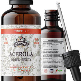 FLORIDA HERBS Teinture d'Acerola Bio 132g vue de face