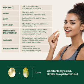 Florvay capsules d'huile d'origan ouvertes