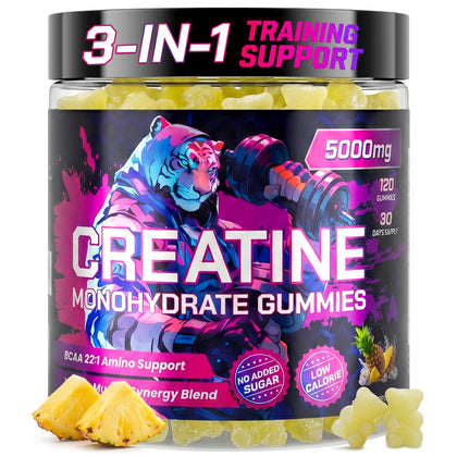 Florvay Gummies de Créatine 120 unités emballage avant