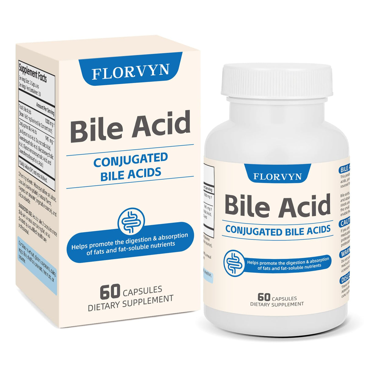 Florvyn Acides Biliaires Conjugués 1000mg emballage