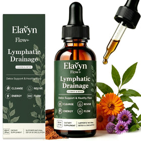 Flow+ d'ELAVYN FLOW+ emballage avant avec échinacée