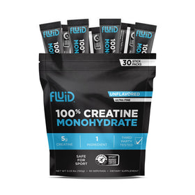 Fluid créatine monohydrate micronisée 100% en sachets