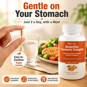 Flulight Complex Boswellia Curcuma 60 capsules dans son emballage
