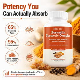 Flulight Complex Boswellia Curcuma 600 mg étiquette du produit