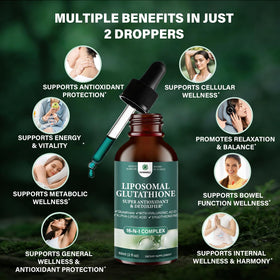 Flulight Glutathion Liposomal 2000mg prise avec un verre d'eau