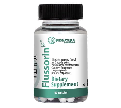 Flussorin Red Natura 60 capsules, boîte vue avant