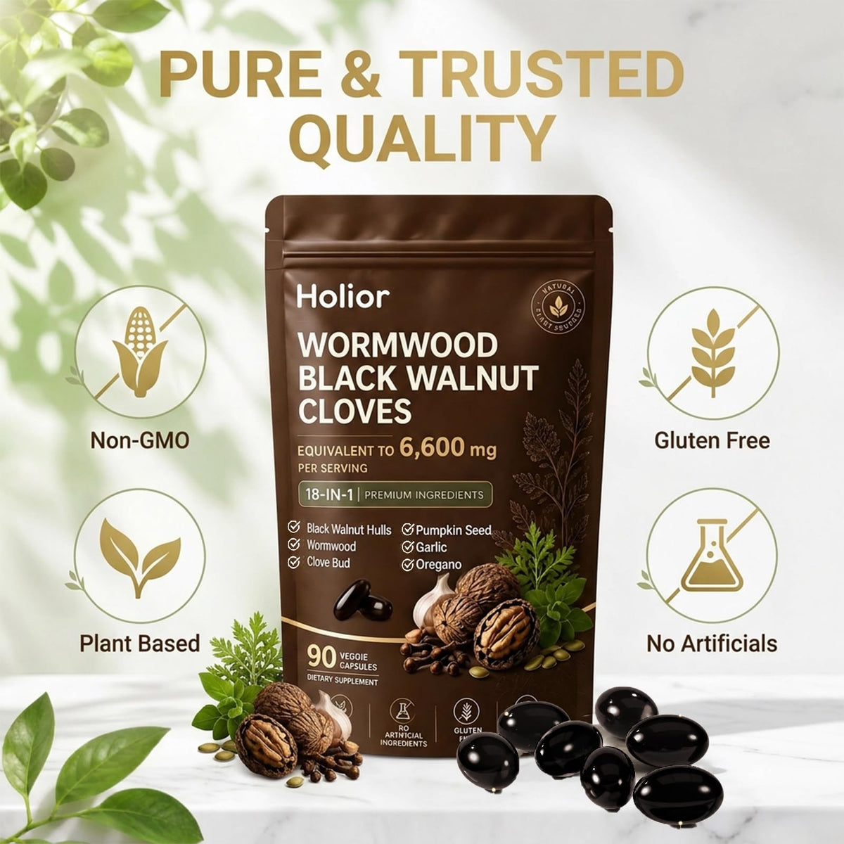 Fly Cleanse complément alimentaire 18 en 1 avec capsules