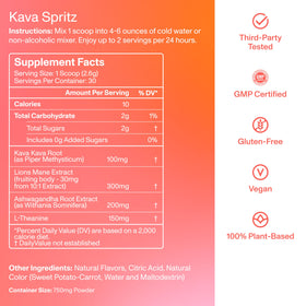 FOCL Kava - boisson servie avec des glaçons