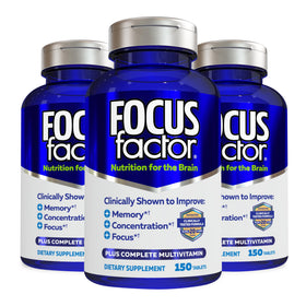 Focus Factor Complément Alimentaire Cerveau 150 Comprimés vue de face