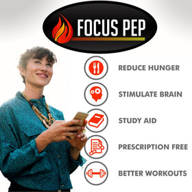 Focus Pep complément alimentaire en capsules avec étiquette