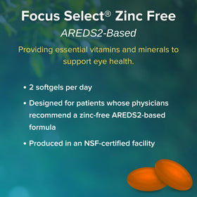 Focus Select Sans Zinc, vue latérale de l'emballage