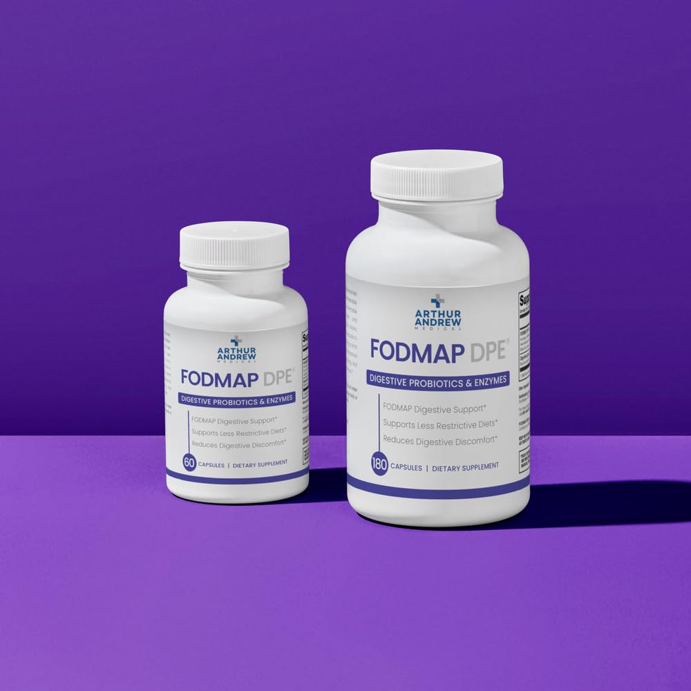 FODMAP DPE Arthur Andrew Medical 180 capsules côté