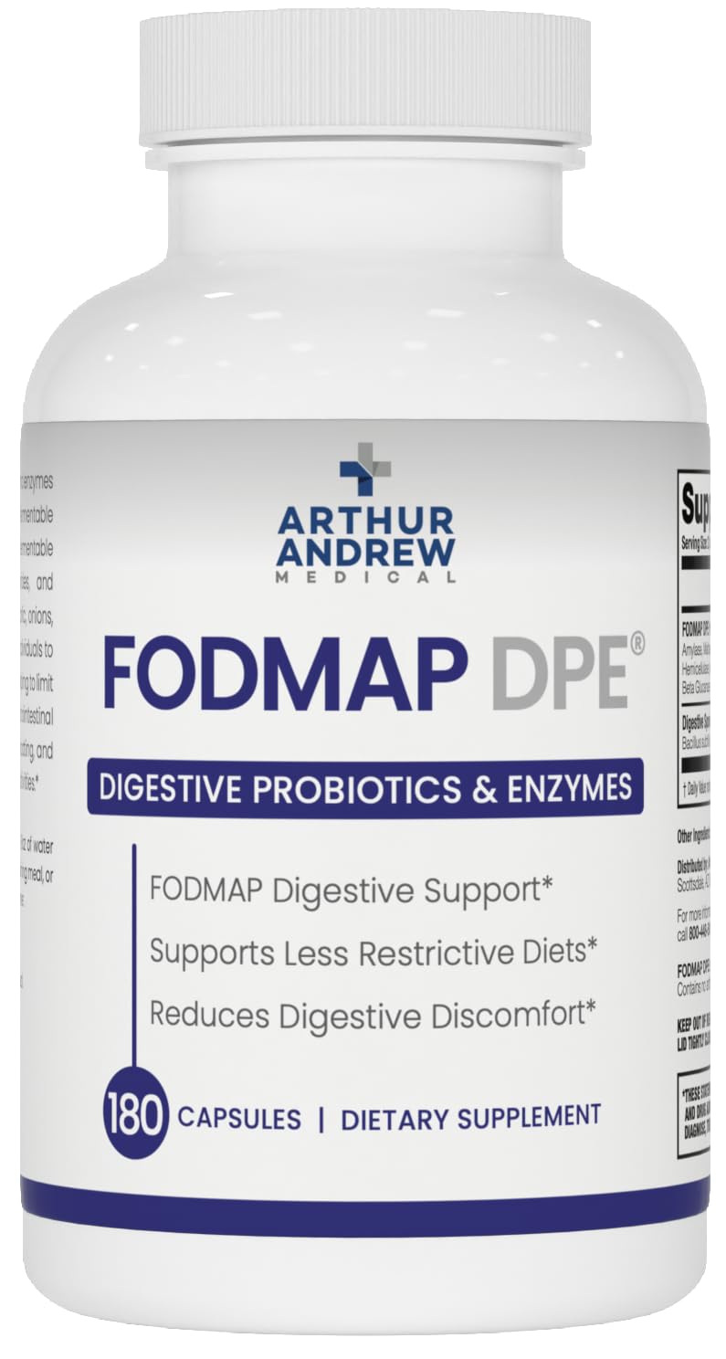 FODMAP DPE Arthur Andrew Medical 180 capsules vue avant