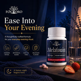 Fogoro Melatonine 50mg vue du produit et emballage