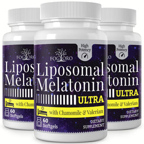 Fogoro Mélatonine 60mg boîte avec 60 capsules molles