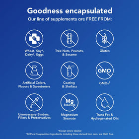 Folate 5,000 Plus Pure Encapsulations étiquette arrière
