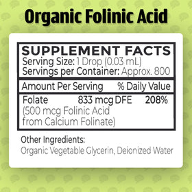 Folate Folinique Dr. Green Mom sur un fond neutre