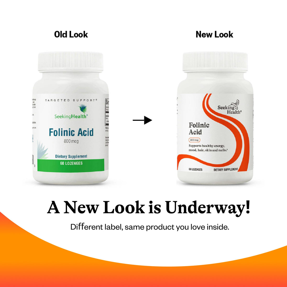 Folinic Acid de Seeking Health sur une table