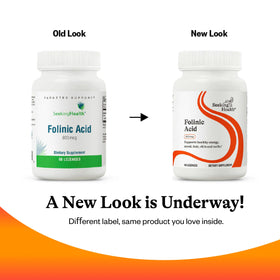 Folinic Acid de Seeking Health sur une table