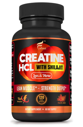 FOLONA Créatine HCL 120 capsules vue de face