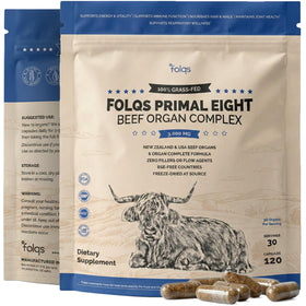 Folqs Complément Alimentaire Organes 3000mg, vue avant du produit