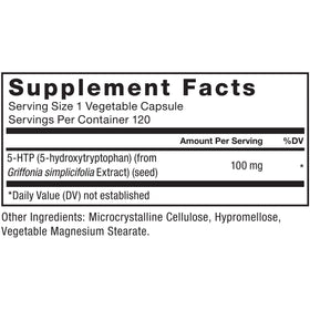 Force Factor 5-HTP flacon ouvert avec capsules