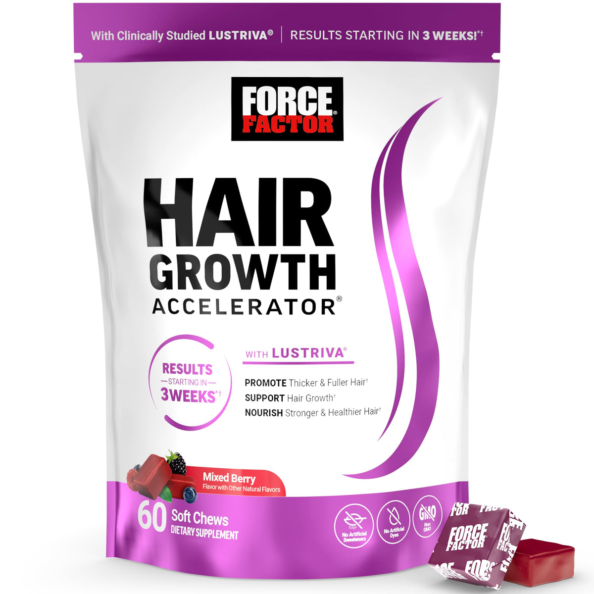 Force Factor Accélérateur de Croissance Capillaire 349g emballage avant