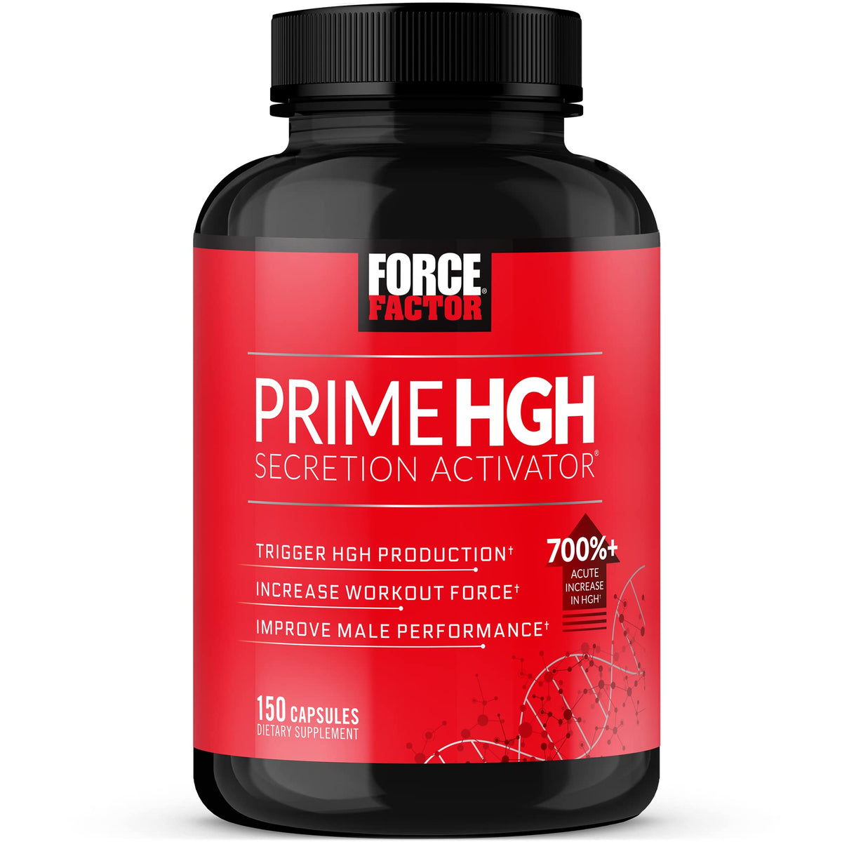 Force Factor Activator de Sécrétion de HGH 150 capsules vue de face
