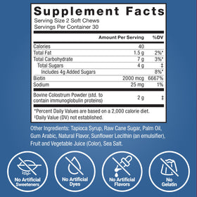 Force Factor Awesome Colostrum avec d'autres compléments alimentaires