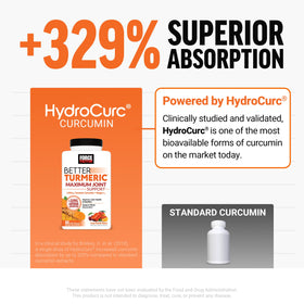 Force Factor Better Turmeric 1200mg ingrédients sur l'emballage