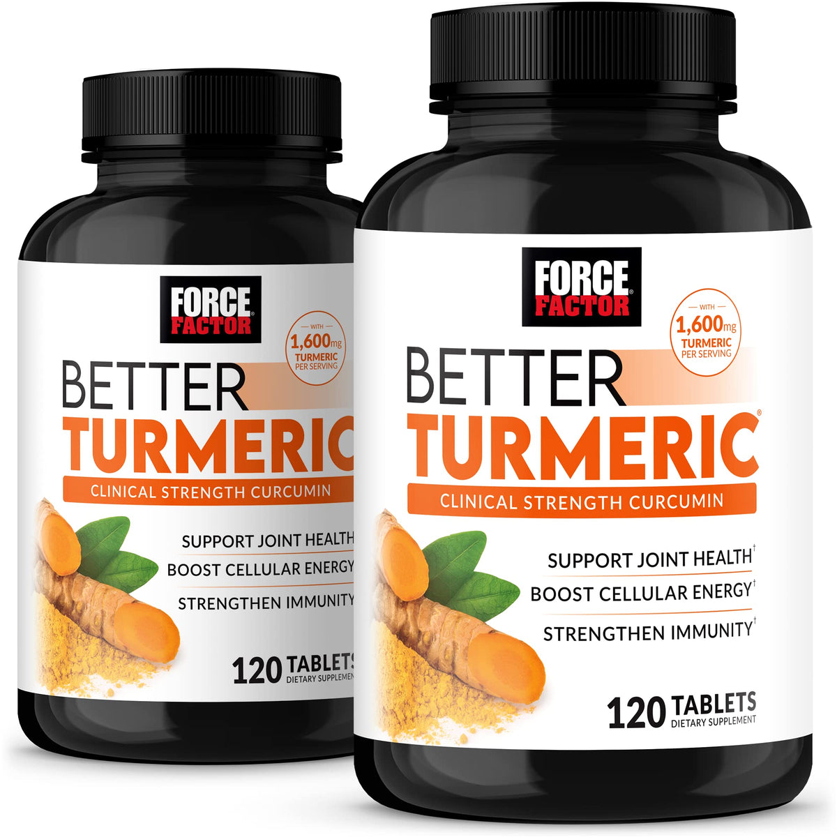 Force Factor Better Turmeric complément alimentaire 372g vue de face