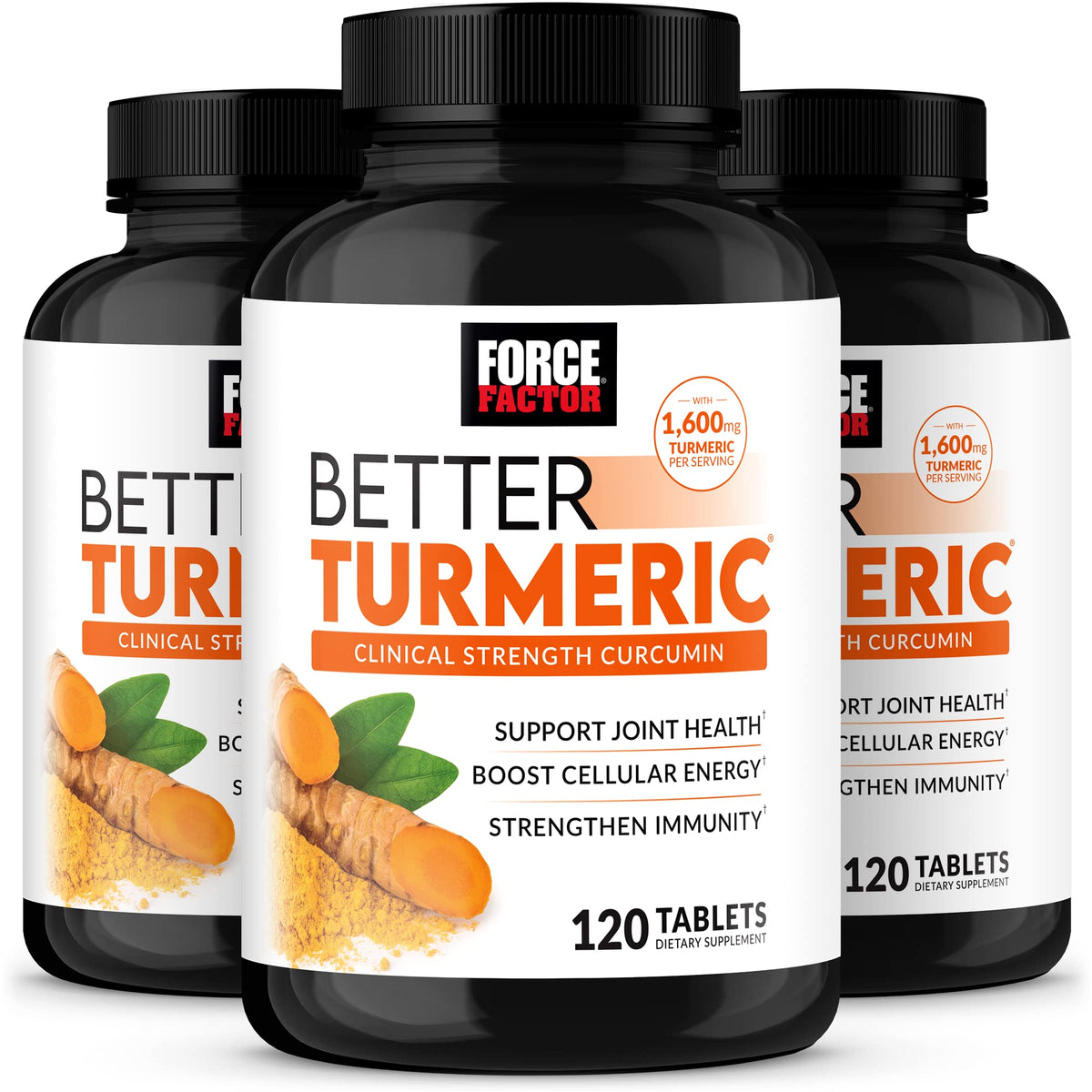 Force Factor Better Turmeric complément alimentaire 501g vue avant