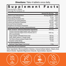 Force Factor Better Turmeric complément alimentaire avec des ingrédients naturels